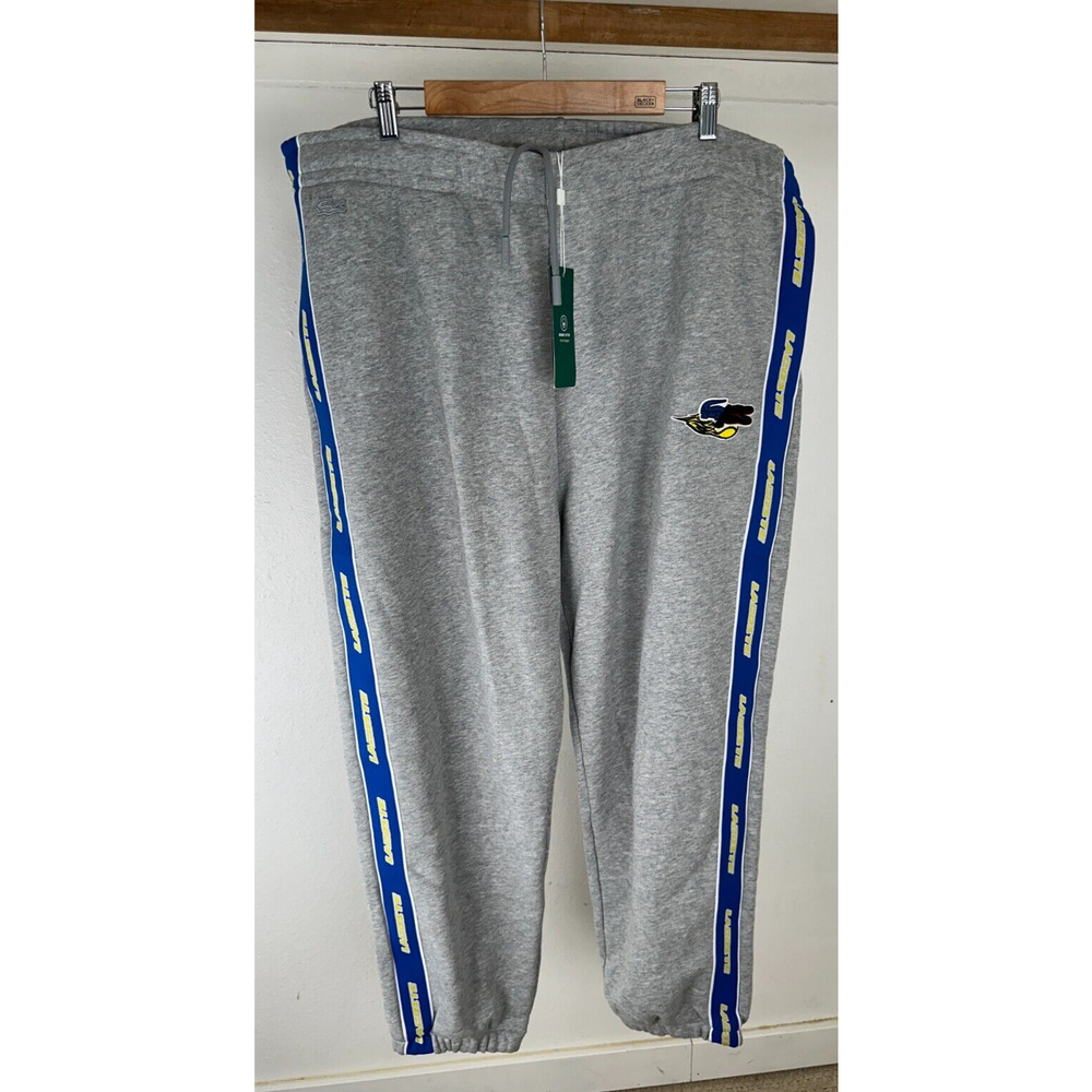 Lacoste Holiday Sweat Pants Size 8 - 3XL Grey Gray Sweats Tennis Lounge NWT
